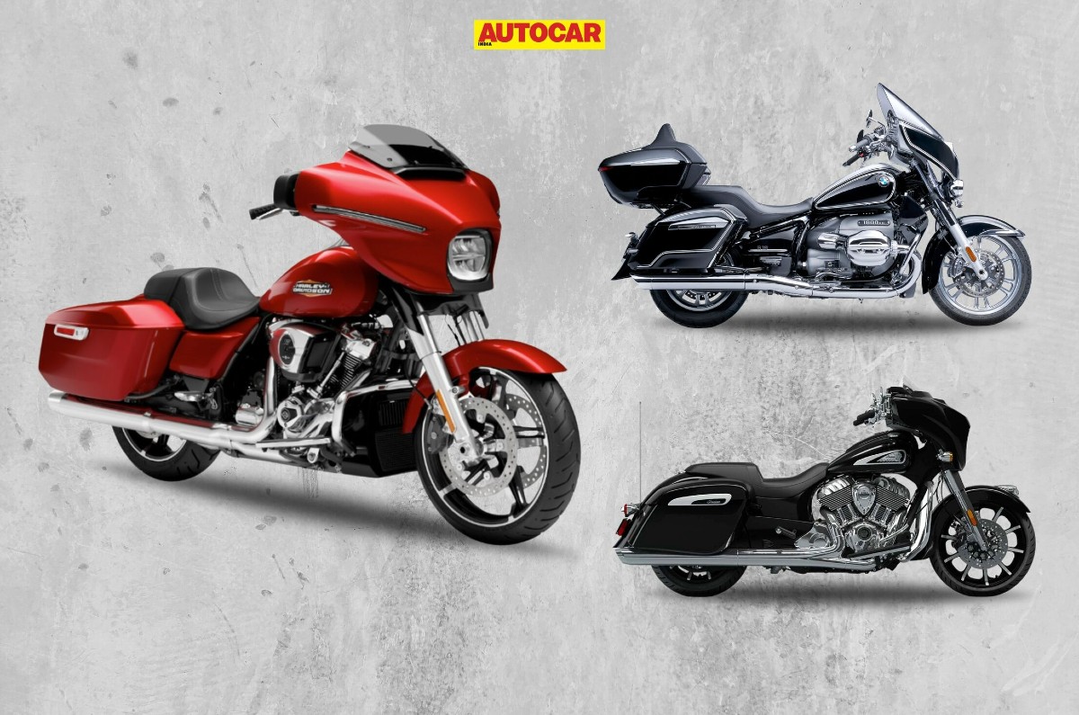 Harley Davidson Street Glide vs Indian Chieftain and BMW R 18 Transcontinental